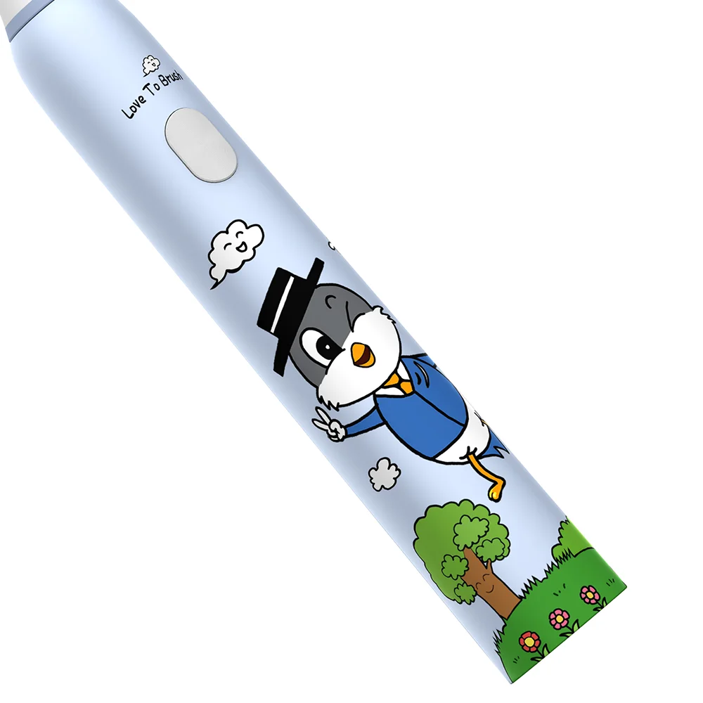 Hot Online Retail Cartoon Design Rechargeable Soft Bristles Sonic Electric Toothbrush For Kids