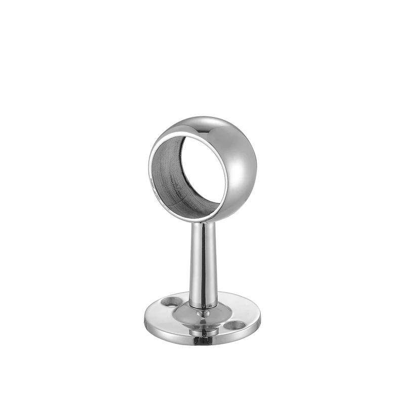 Stainless Steel Bracket Handrail Wall Mounting Adjustable Support Ring Handrail Bracket