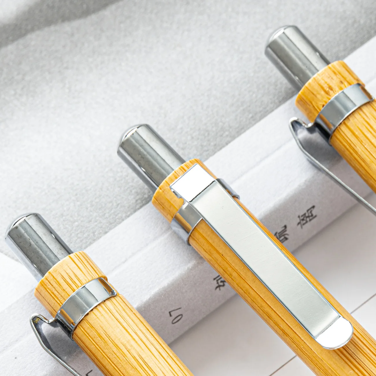 Wholesale Touch Screen Bamboo Pens Blank Personalized Engraving Wood Ball Pen Promotion Bamboo Ballpoint Pen