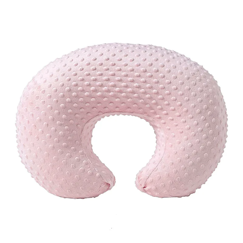 Super Soft Minky Dot U Shape Baby Multifunctional Nursing Breastfeeding Pillow
