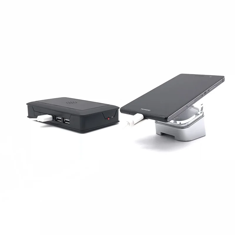 Multiport Acrylic Security Alarm Display Stand for Cell Phone/ Mobile Phone Tablet