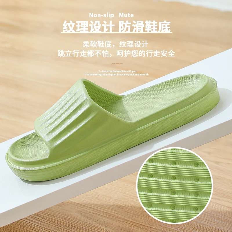 New arrival bathroom slippers women rubbee men slippers sandals