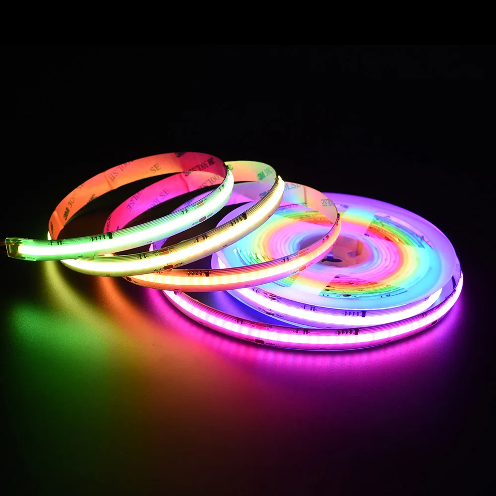 DC12V 24V 630leds/meter WS2811 Dream Color RGB RGBW COB LED Strip