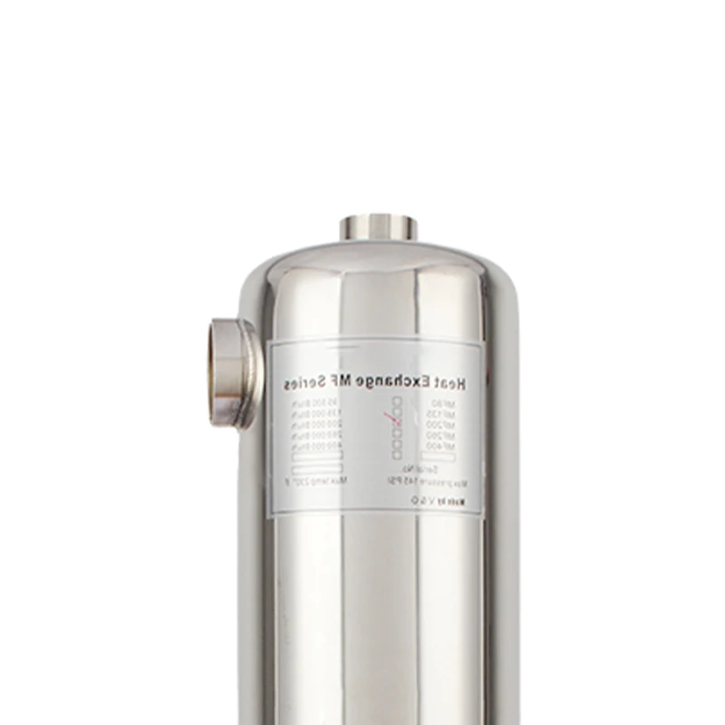 Factory Wholesale Stainless Steel Tubular Pool Heat Exchanger Heat Pump Swimming Pool Heating System