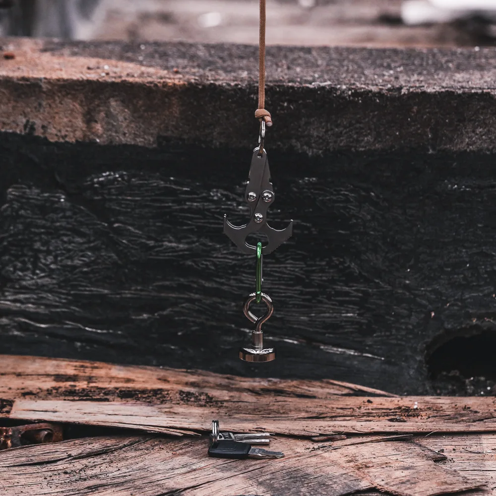 Portable folding gravity grappling hook outdoor climbing claw survival climbing hook tool folding survival heavy claw flying tig