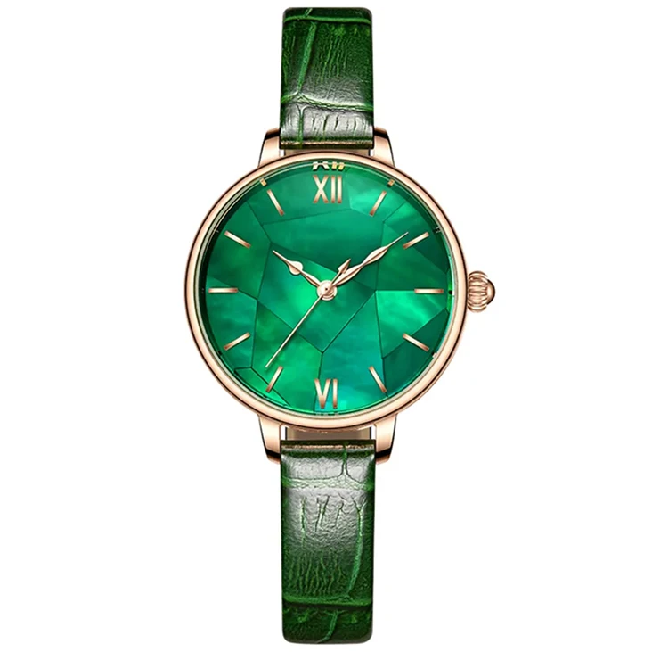 2021 New Design Ladies Pearl Watches Quartz Water Resistant Luxury Custom Logo Quartz Watch Woman