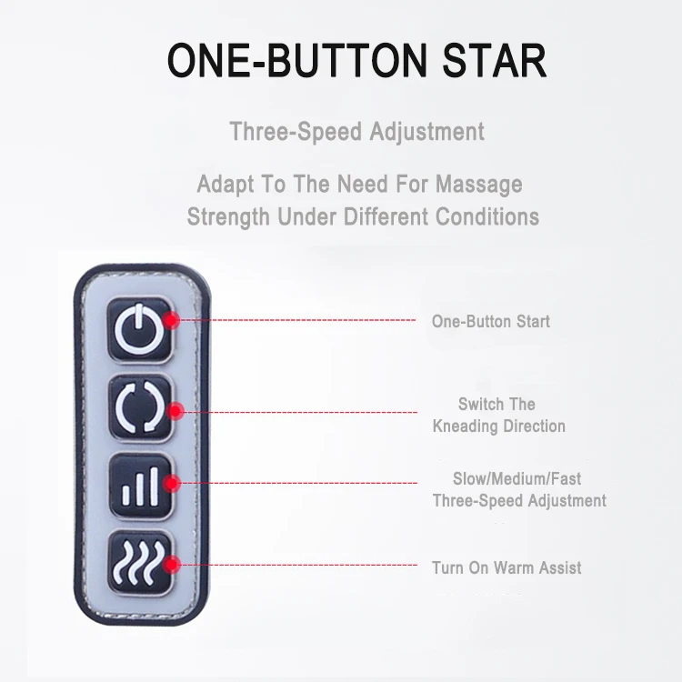 Smart Shiatsu Kneading Electric Pulse Neck And Shoulder Massage