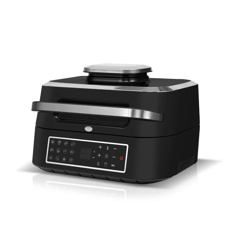 High Cost-Effective 6.5 L 1700W Smokeless Griddle Combo Air Fry Grill