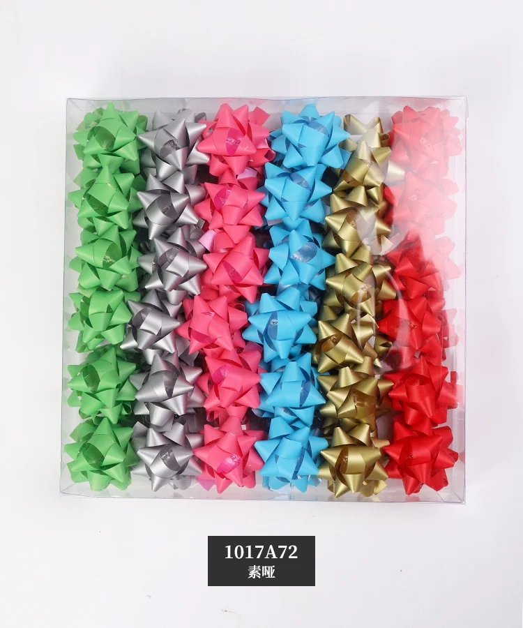Popular Hot Selling Plastic Ribbon Star Bow Pull Ribbon Flower For Gift Wrapping Bow