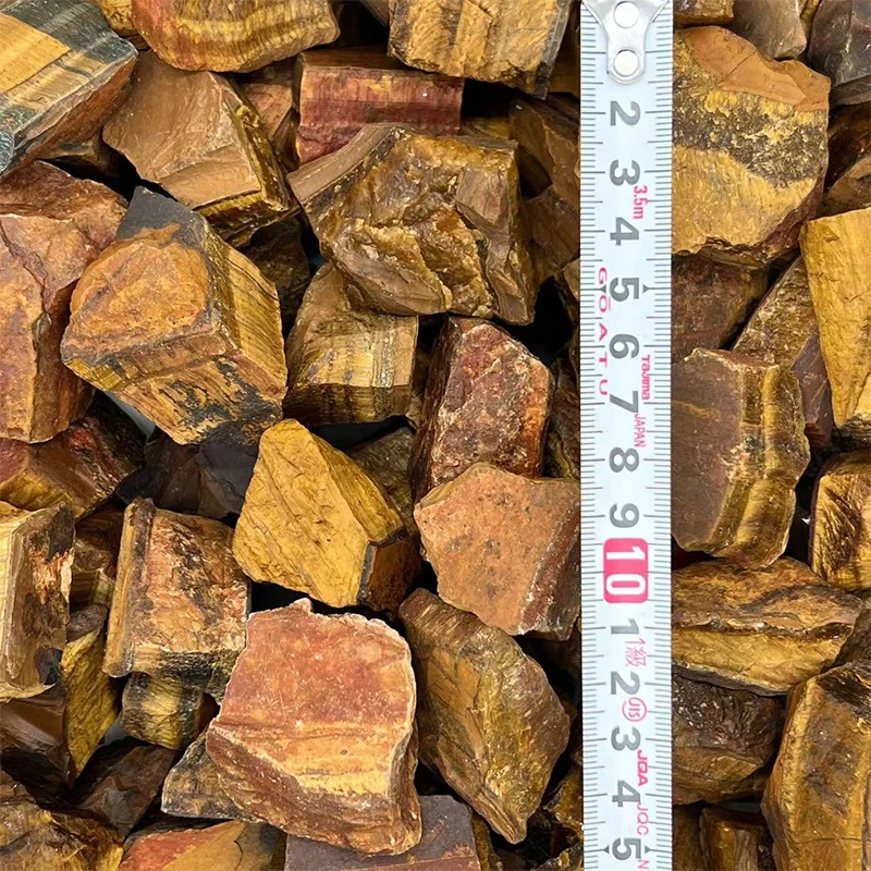 Wholesale Bulk Crystal Stone Healing Unpolished Natural Tiger Eye Stone Rough Raw Stone For Jewelry Making