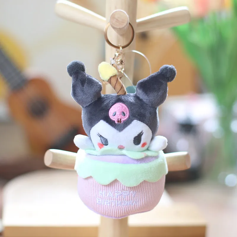 Soft Plush Toys High Quality Cute Cartoon Kirby Kuromi Cinnamoroll Doll Pendant Keychain Custom Accessories Children Stuffed Toy