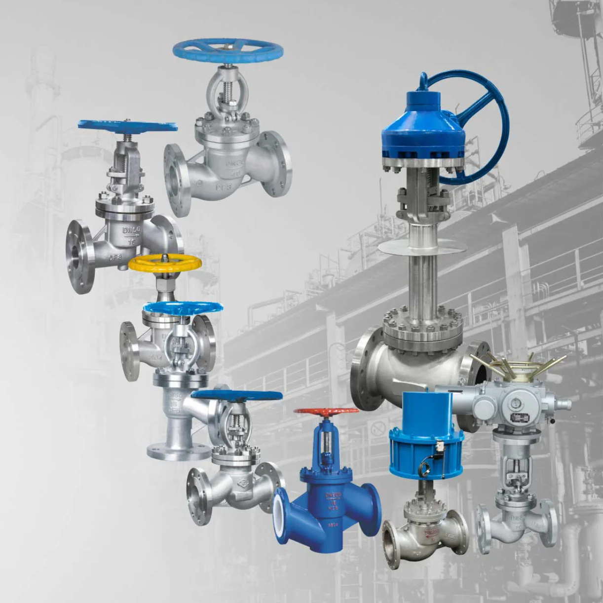 AJ41B/F PN16 PN25 PN40 WCB gray carbon steel Shut-off valve CF3 Stainless steel ammonia use stop valve