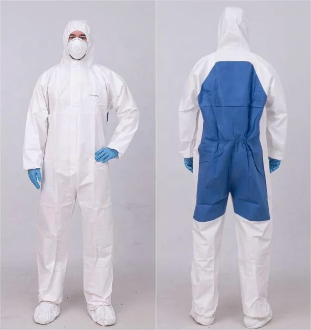 Disposable Protective Coverall with Good Breathable Performance for Paint Spraying