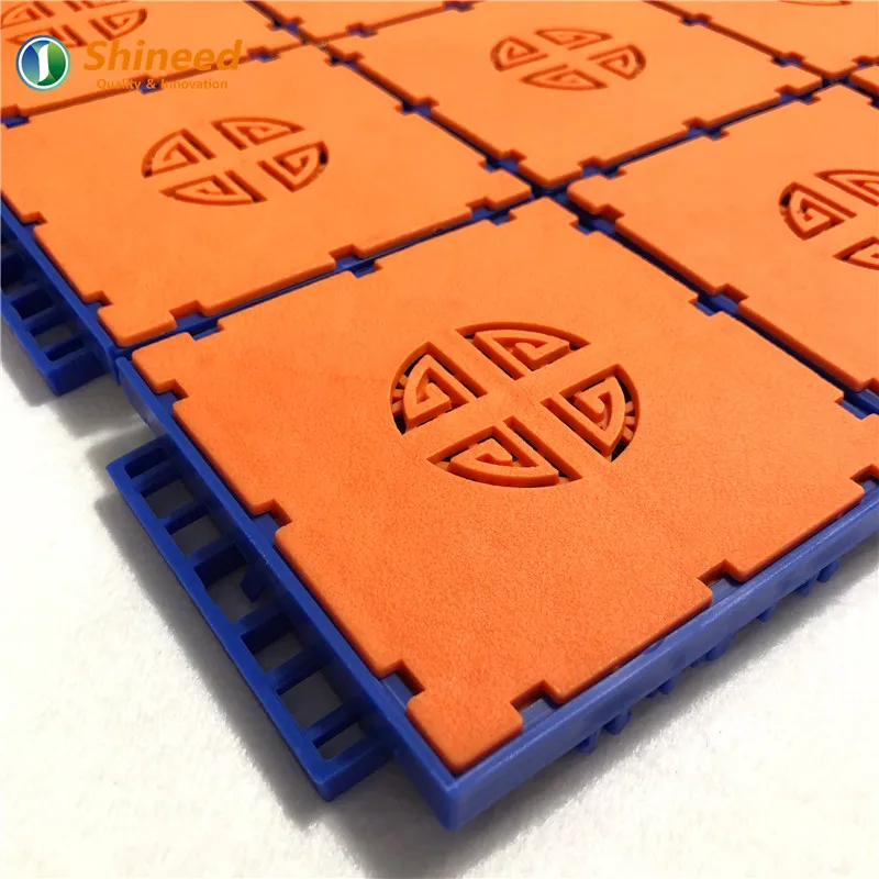 High Duty Plastic PP Sports Flooring Tile For Basketball Court Flooring Material Kids Playground Floor Kindergarten