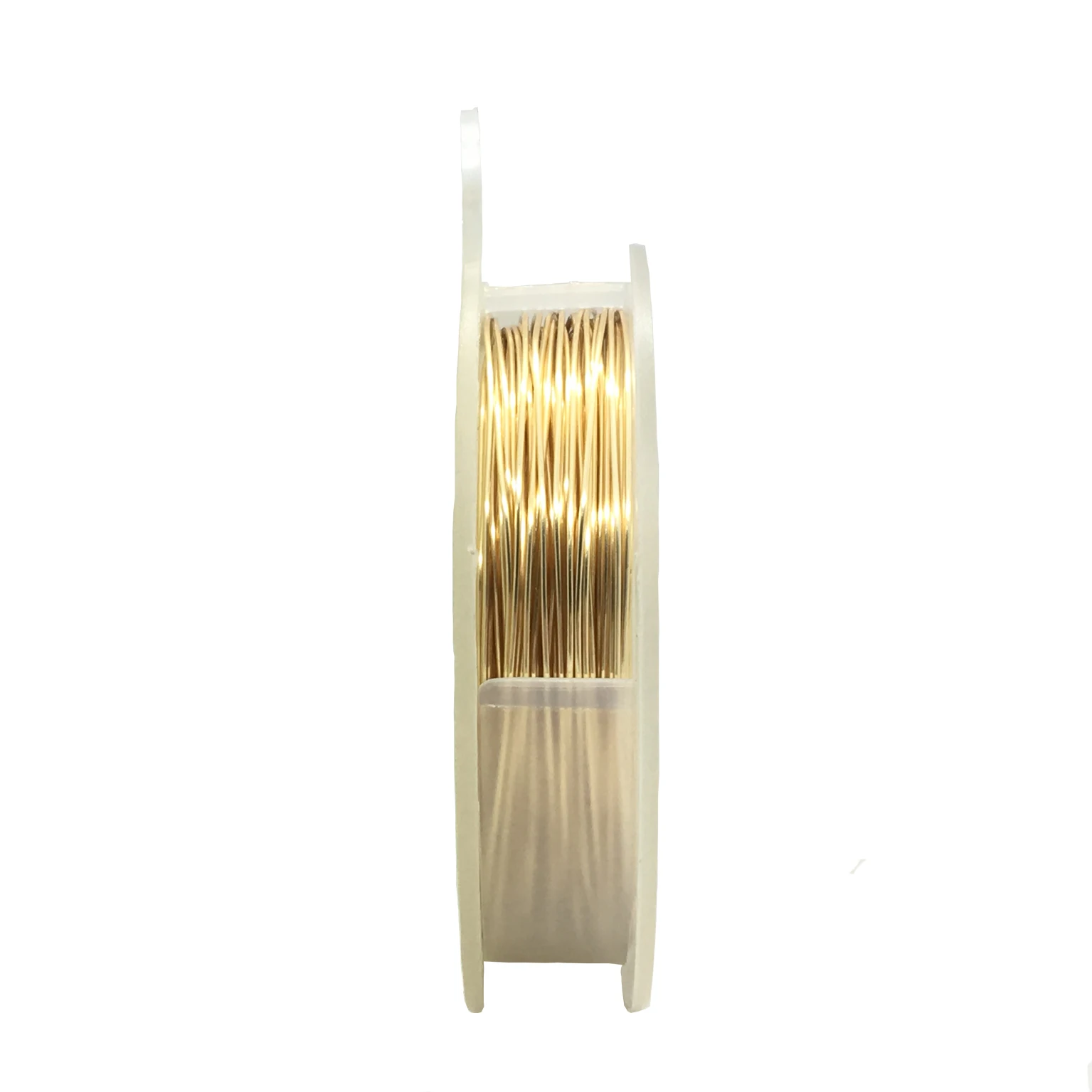 Wholesale Amazon DIY Jewelry Accessory 24K Gold Copper Wire For Beading Accessories Customized Shaft And LOGO