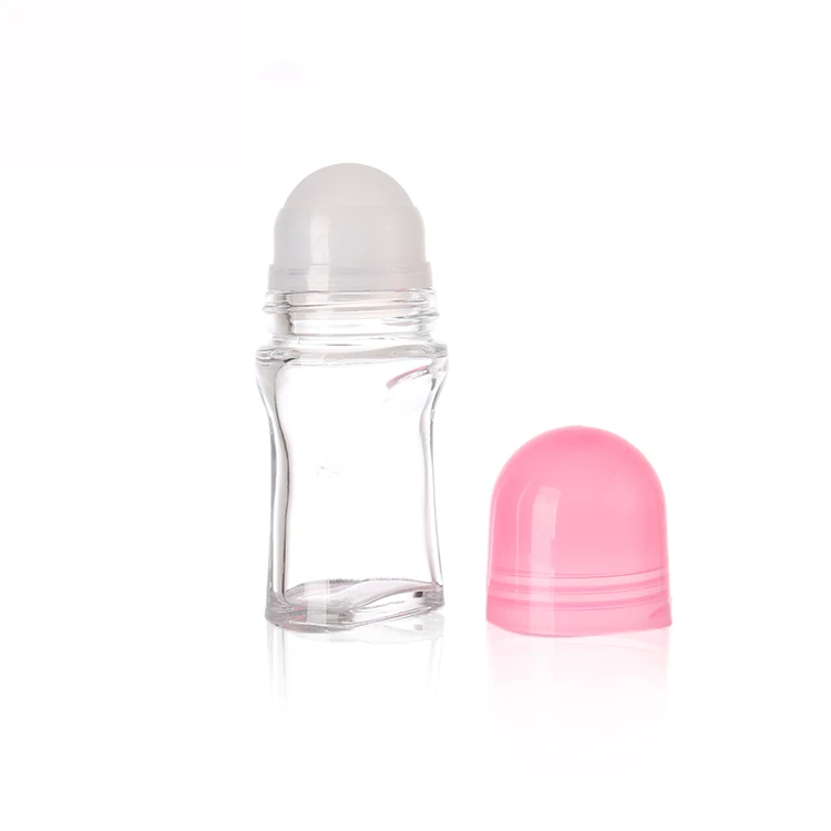 15ml 20ml 50ml 60ml custom luxury avon reusable empty plastic roll on deodorant antiperspirant clear  bottles for sale