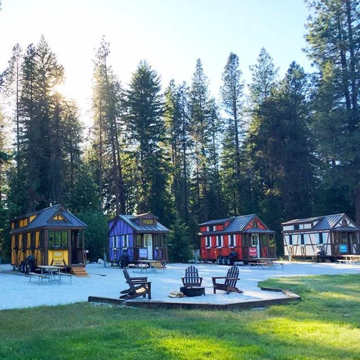 Eco Friendly prefabricated wood houses garden for promotion