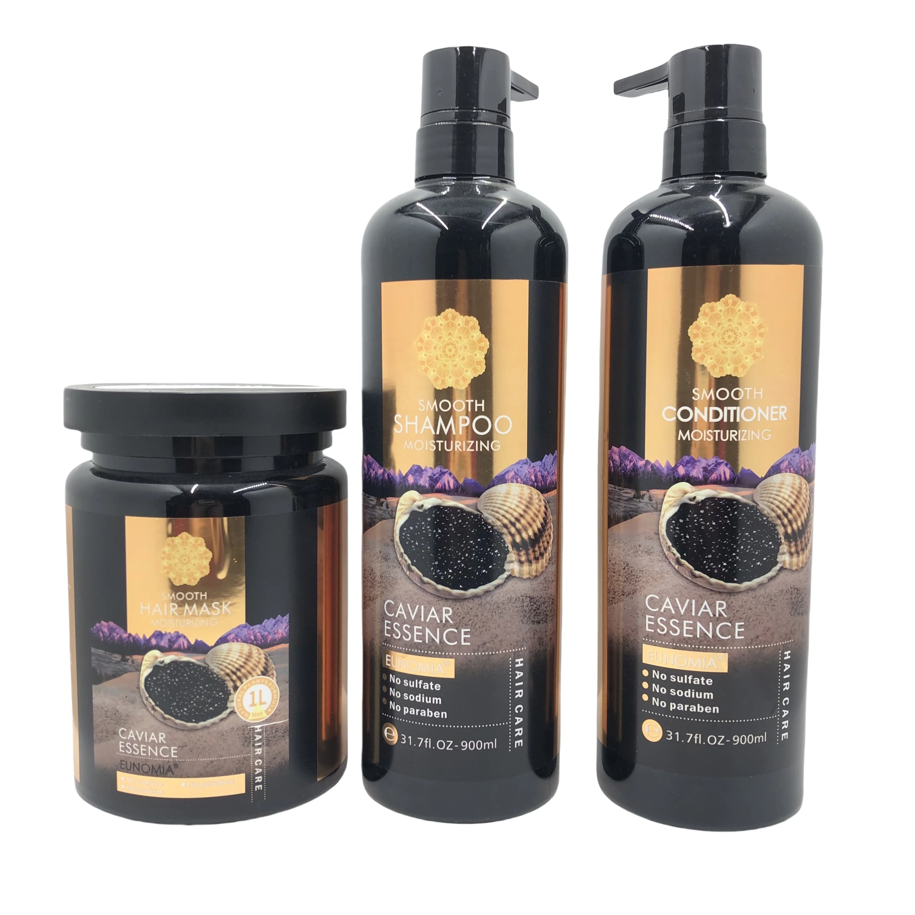 3in1 Set Eunomia Softening Shampoo 800ml Conditioner 800ml Hair Mask 1000ml
