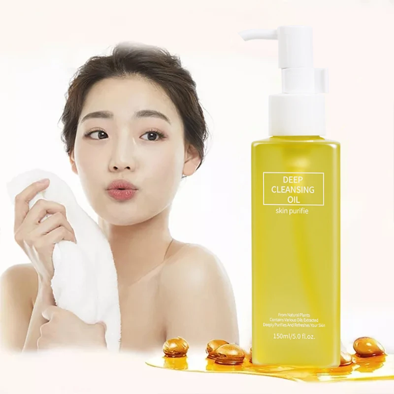 Private Label Natural Makeup Remover Deep Cleansing Oil For All Sensitive Skin Type