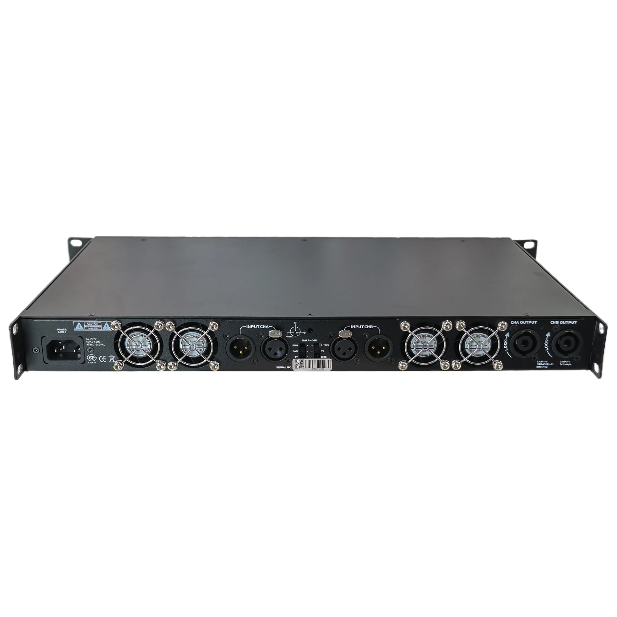 2200 Watt 2 Channel Class D Professional Power Amplifier Subwoofer Audio Power Amplifiers Built in aluminum heat sink