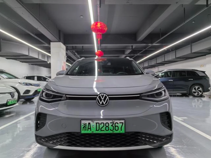 Б/у Volkswagen ID4. CROZZ автомобиль новой энергии 4-колесный 5-местный большой площади без выбросов ID4.CROZZ