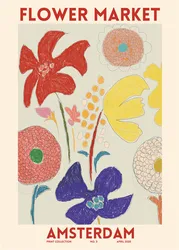 painting By Numbers Floral Abstract Living Room Poster Decoration Painting Canvas  DIY Digital Oil Painting