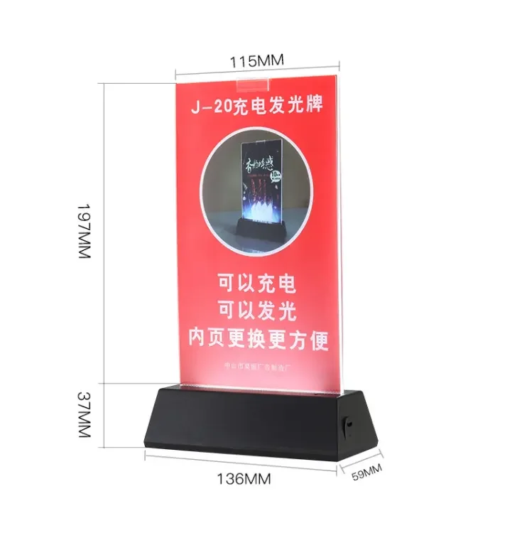 custom acrylic led beer branding logo sign tent glorifiers display stand for alcohol whiskey vodka wine rum champagne liquor