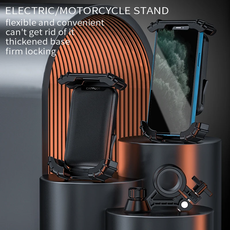 Hot selling cell phone bicycle motorbike motorcycle mobile phone holder stand