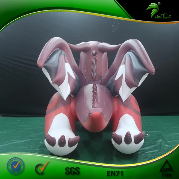 Squeaky Inflatable Zenith Dragon Ride on Inflatable Pool Toy Animal Sexy Inflatable Dragon