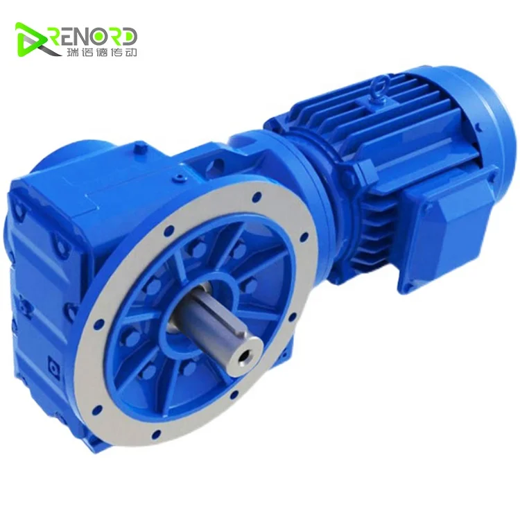 K Series Electric ac gear motor price 7.5KW 220 voltage helical reducer speed gear motor 20rpm 30rpm with reduction gear