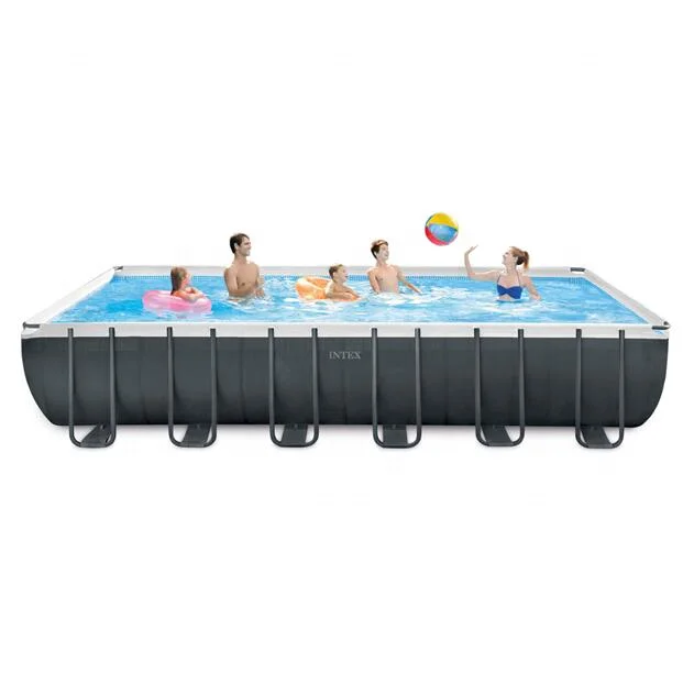 INTEX 26374 MAXIMIZE  9.75m x4.88m x1.32m  RECTANGULAR FRAME POOLS above ground swimming poll for multiplayer outdoor sport