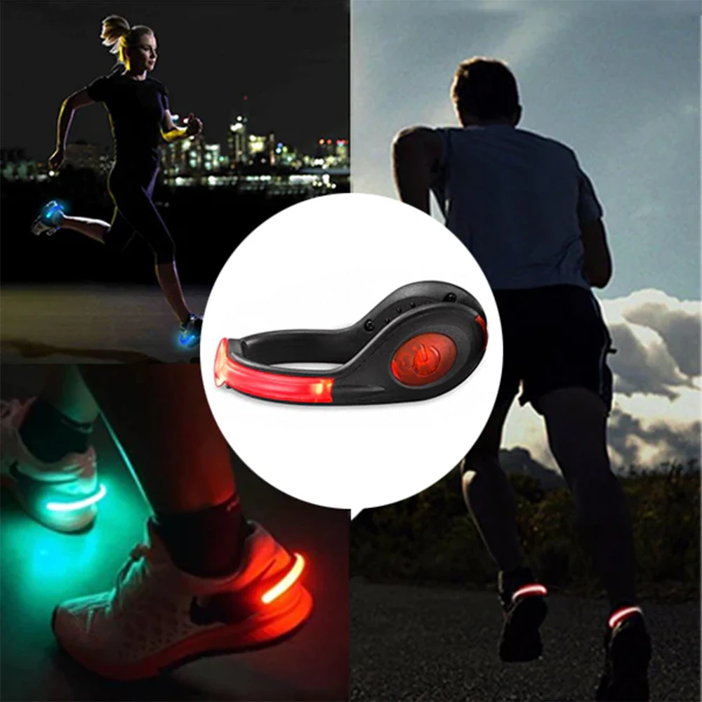 Night Running Dress Plastic Light LED Shoes Clip Neon Party Supplies Led Light Up Shoe Clip