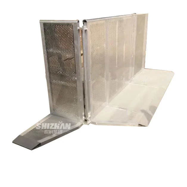 Customizable Aluminum Safety Barricade Portable Crowd Control Stage Barrier Concerts Sale Flood Barrier Custom Traffic Barriers