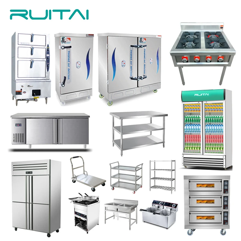 RUITAI industrial custom professional hotels catering restaurant kitchen project design equipment list with price