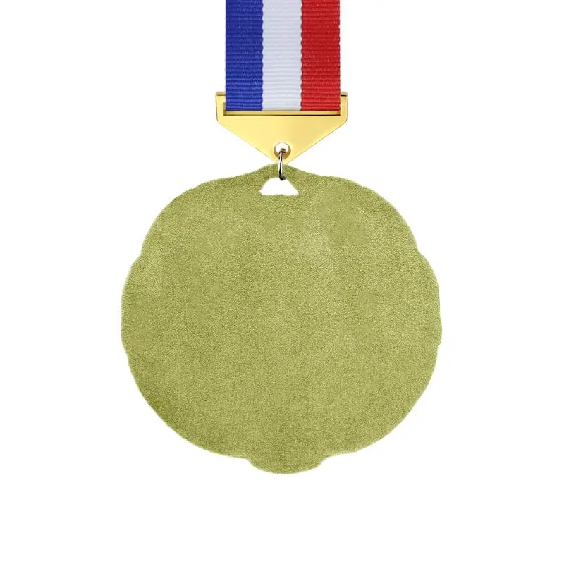 Race Short Drape Uniform Costume Medals Custom Gold Key Ribbon Metal Hanger Sports Blank Soccer Football Medal