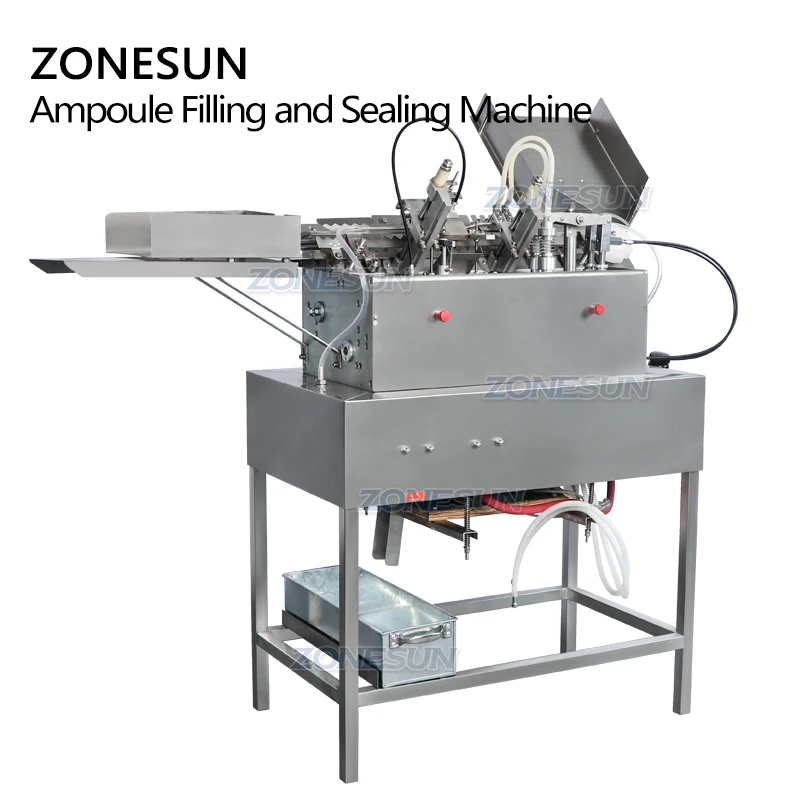 ZONESUN ZS-FSABS автоматическая двойная головка 2 мл машина для наполнения жидких стеклянных