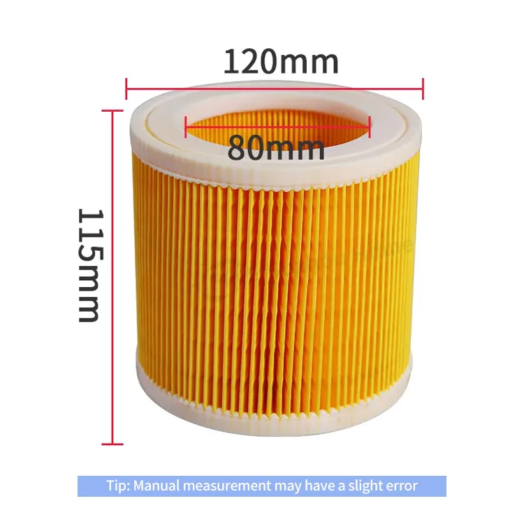 Replacement Vacuum Cleaner Filter Compatible with Kar cher A2004 A2204 A2656 MV2 WD2 WD3 Spare Vacuum Cleaner Accessories