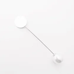 wholesale high quality 1.937 inch safety fashion metal brooch pin DIY brooch accessory