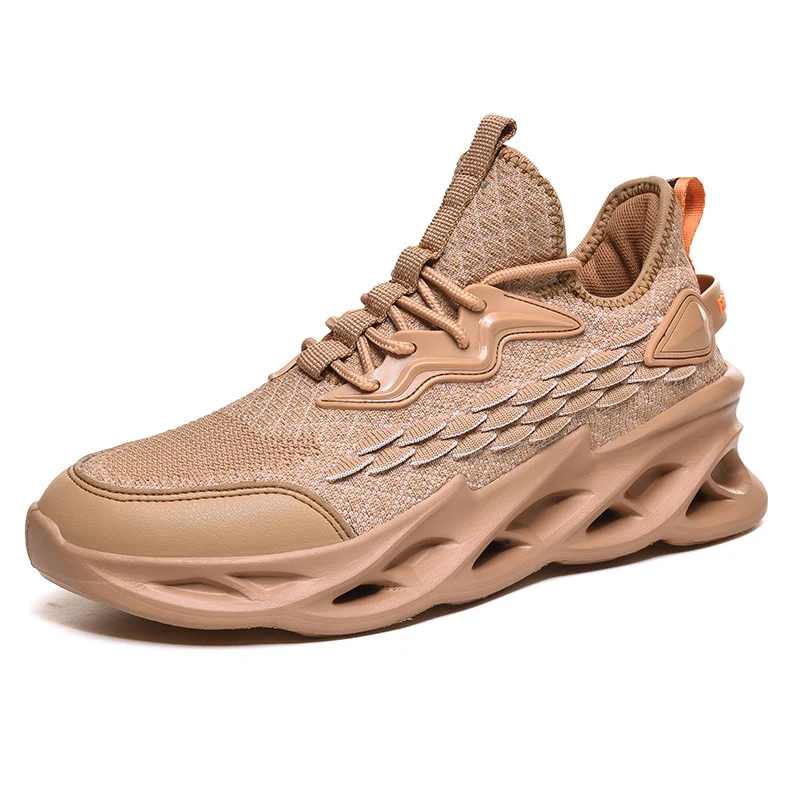 Comfort Lace-up Men Breathable Sneakers Fashion Colors Casual White Shoes