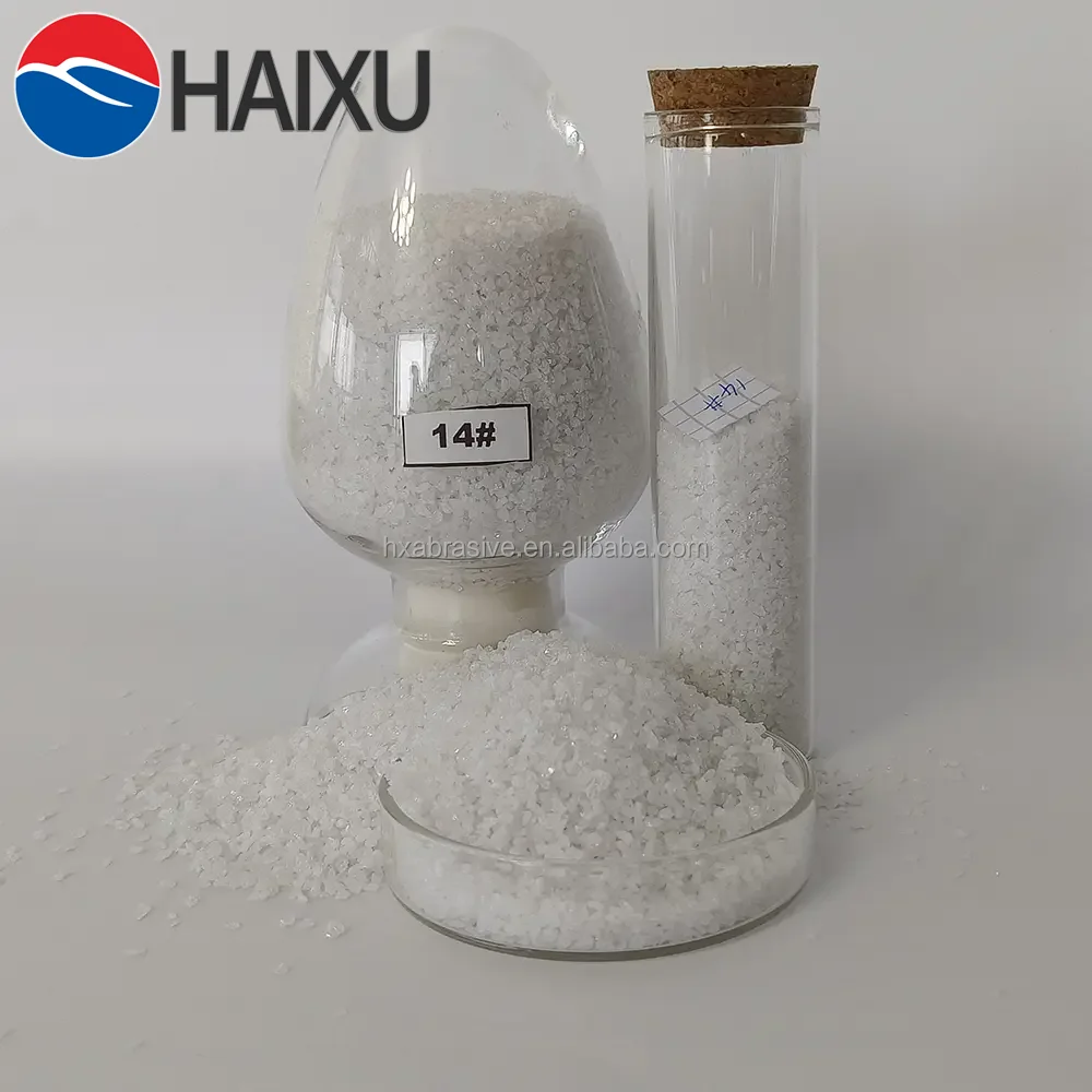 High Purity 99% Al2O3 Blasting Sand White Aluminium Oxide for Foundry Industry Casting Cleaning