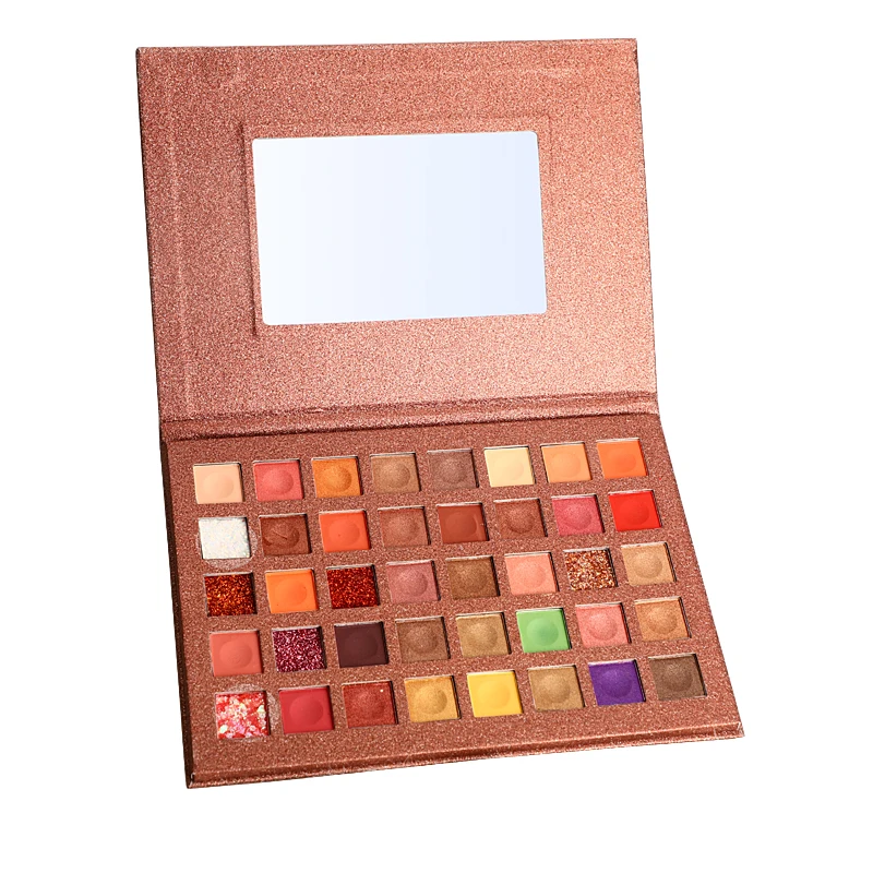 Make up Eye Shadow Cosmetics Have Stock Custom Glitter Private Label Eyeshadow Palette