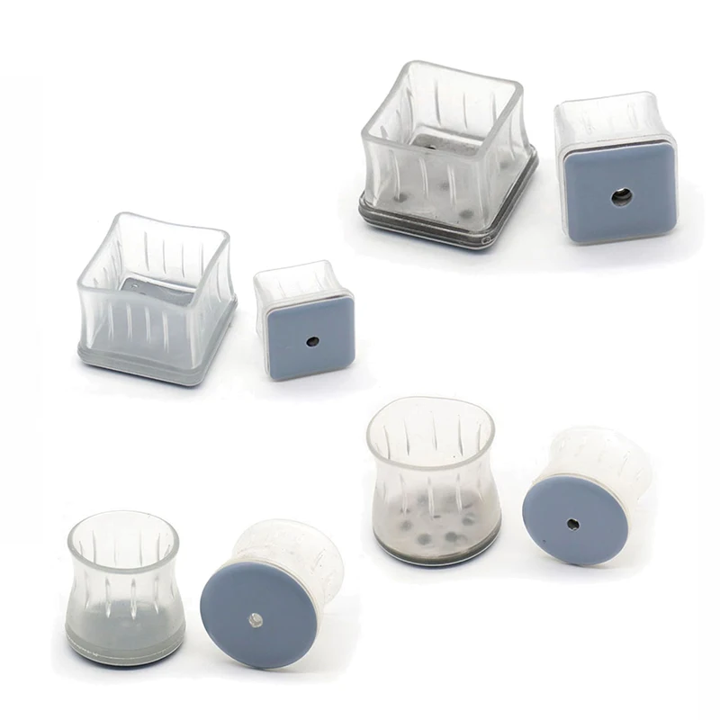Over 30 years experience transparent beige heavy Wooden furniture Floor Protectors PTFE easy Moving glides slider pads