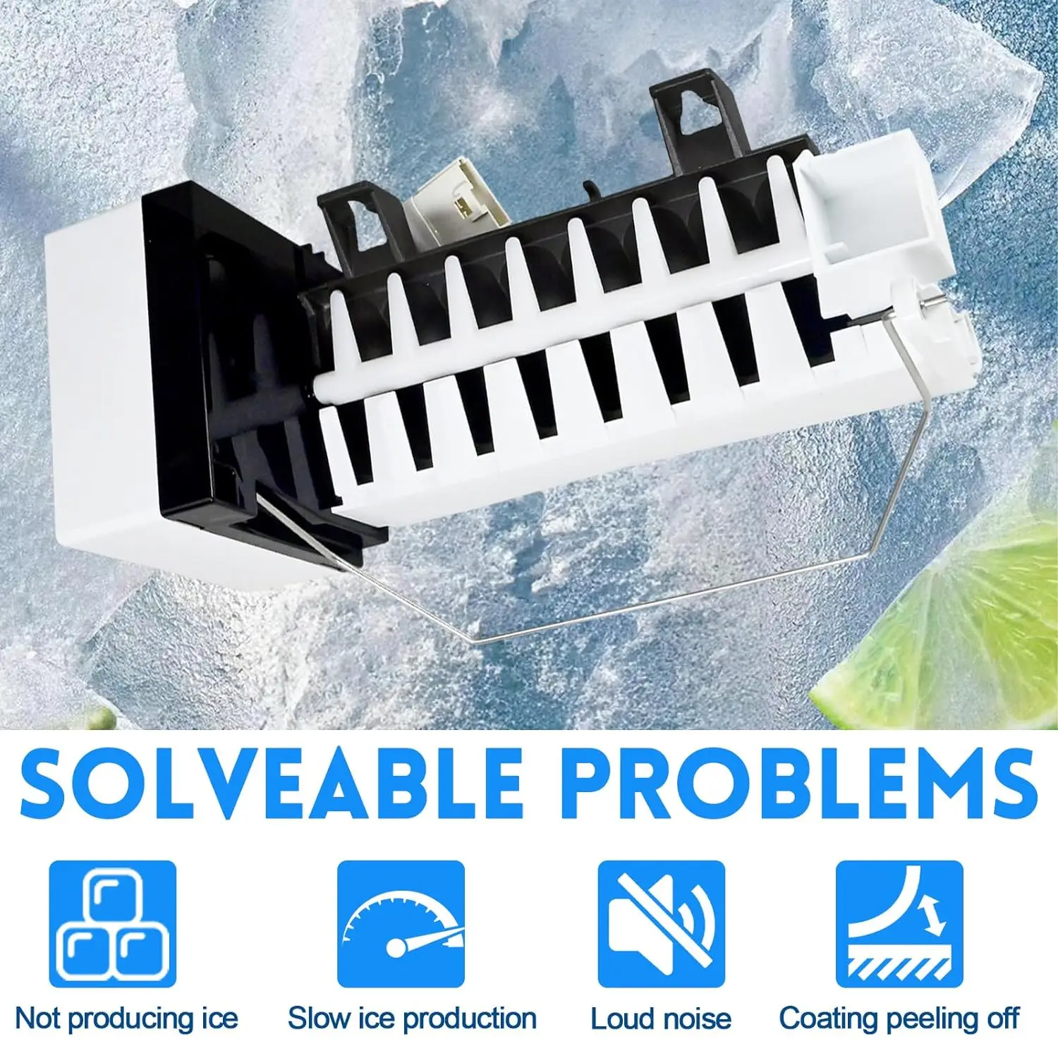 W10300022 WPW10300022 Refrigeration Ice Maker W10122556 W10377190