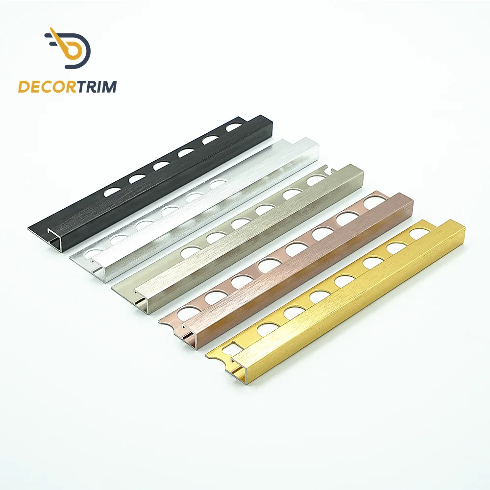 Prolink Metal Mirror Polished Stainless Steel Tile Accessories Metal Ceramic Corners For Marble Edge Aluminum Tile Trim