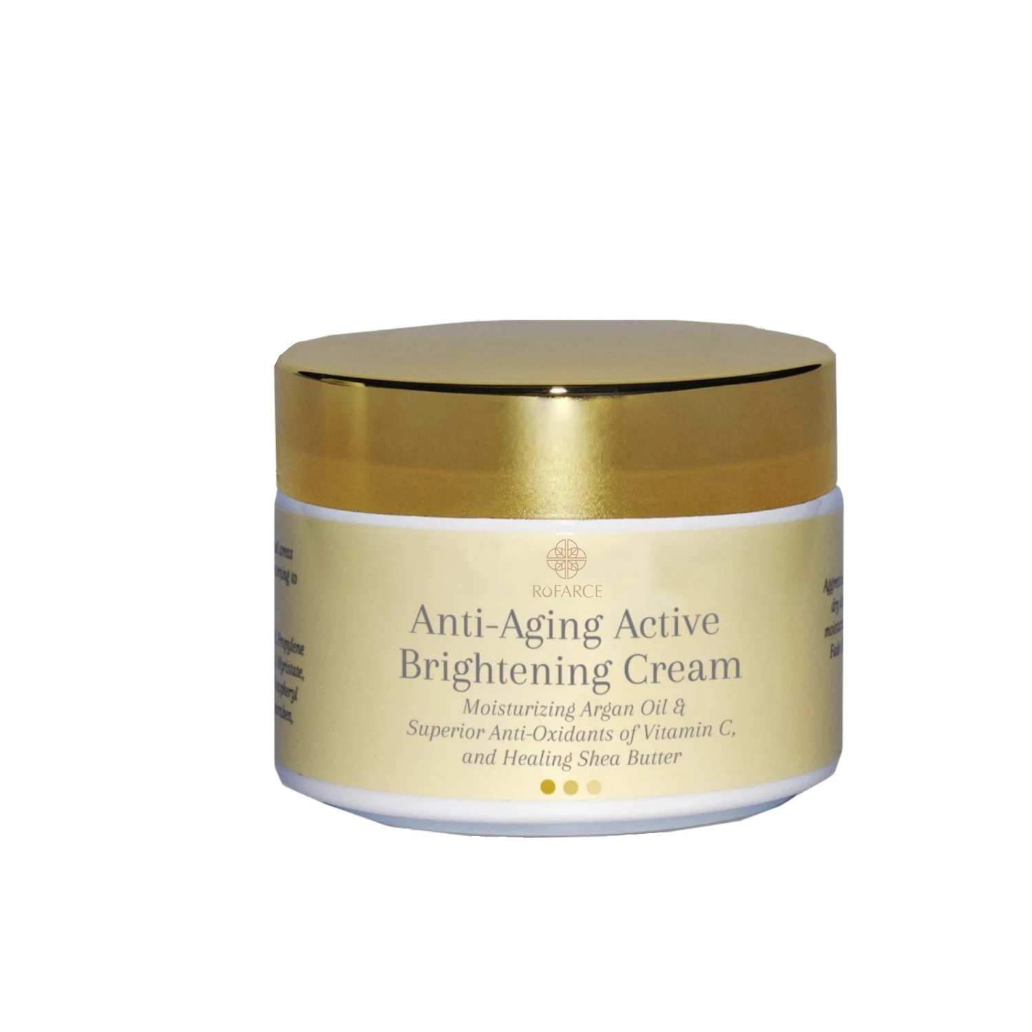 Private Label Natural 100ml Skin Brightening Cream with Argan Oil and Shea Butter for Face, Body, Hands, Elbows, Knuckles