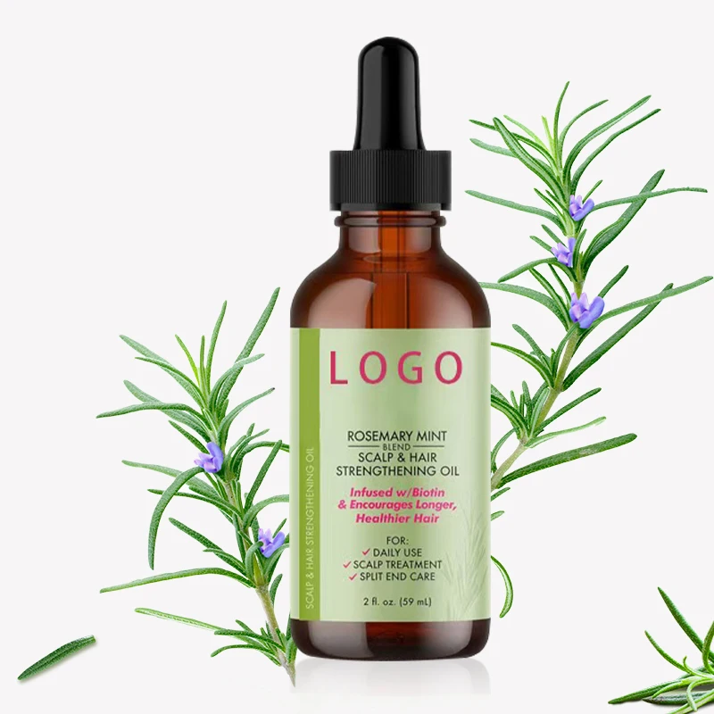 Органическое эфирное масло для роста волос с розмарином