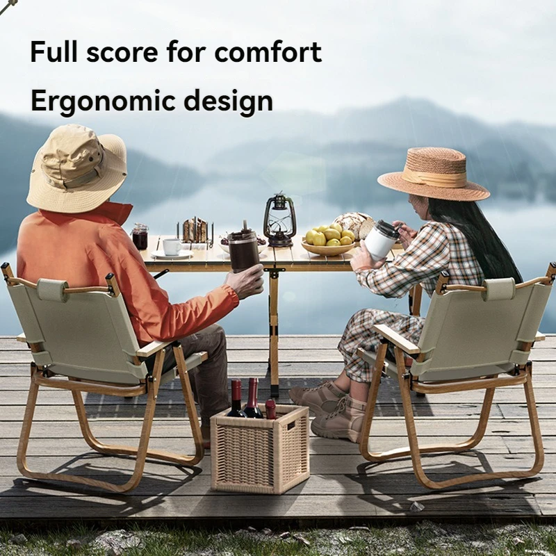 Detachable clip cotton high appearance aluminum alloy portable ultra light camping picnic fishing Kemet folding chair