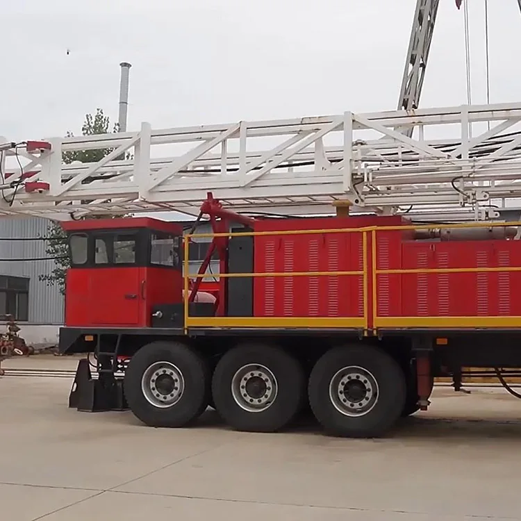 workover rig 550hp drilling machines rig model oil rigs workover