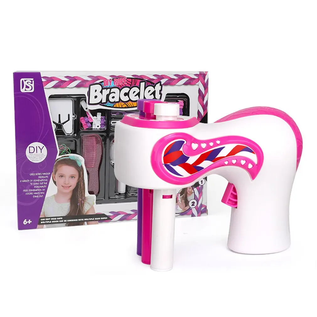 Automatic Hair Braider Quick Twist 3 Shares Hair Braiding Machine Hairdressing Tool Roller Bun Maker Braided Artifact