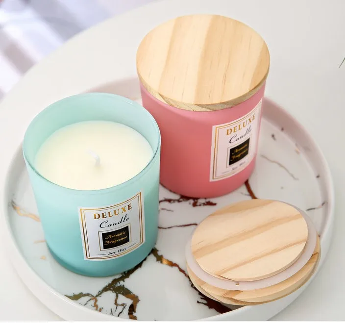 
Custom Luxury Black Jar Lid Candle 